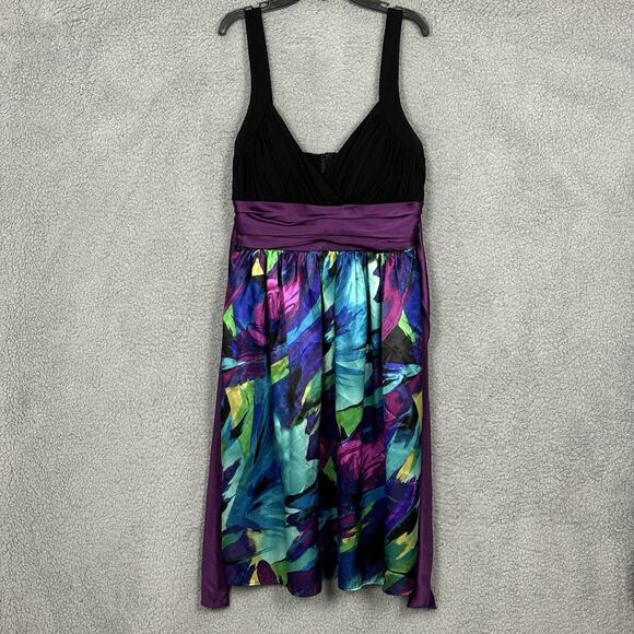 VTG Midi Babydoll Dress Empire Waist Women 14 Whimsigoth Holiday by Intrigue - Picture 1 of 15